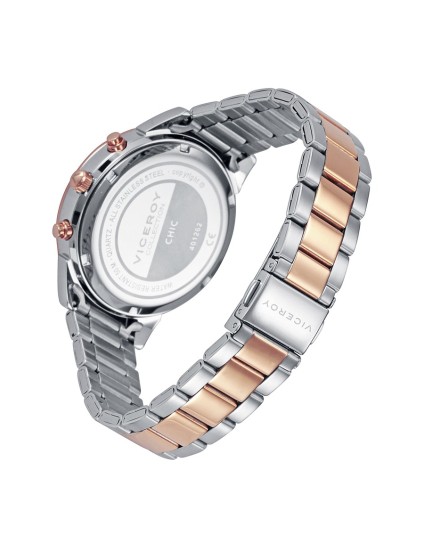 Viceroy 401262-43 Women's Bicolor Rose IP Steel Watch