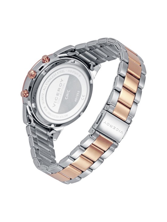 Viceroy 401262-43 Women's Bicolor Rose IP Steel Watch