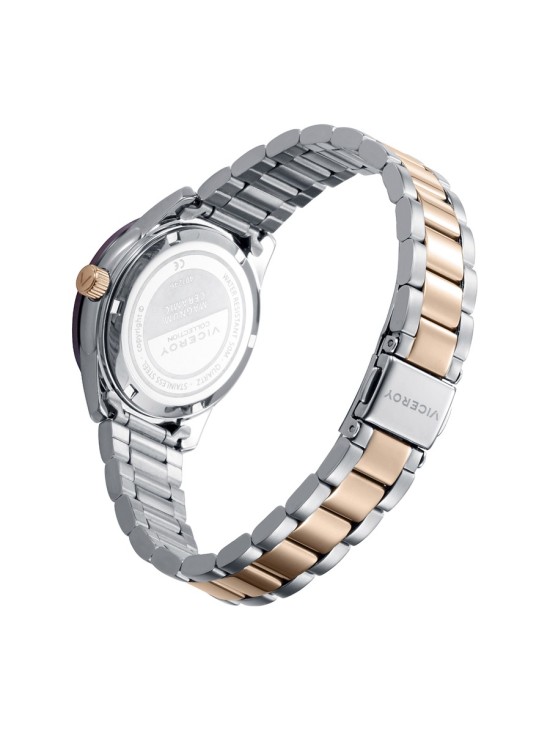 Reloj Viceroy 401246-17 Mujer acero IP rosa y cerámica marrón