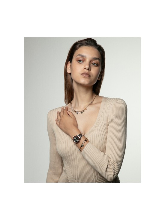 Reloj Viceroy 401246-17 Mujer acero IP rosa y cerámica marrón