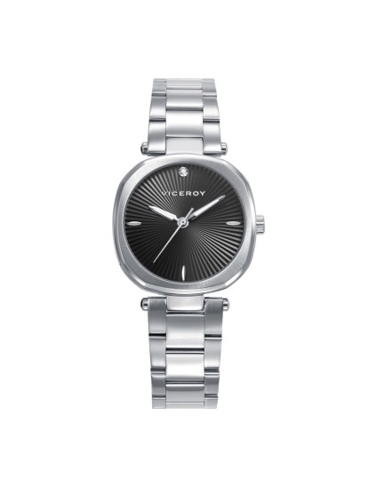 Viceroy 41152-57 Women's Polished Steel Watch with Zirconia