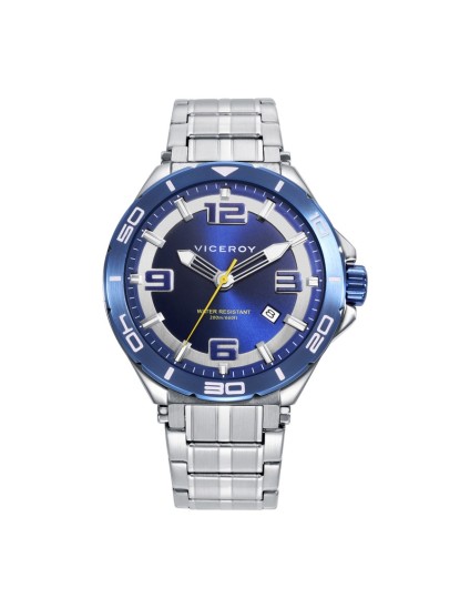 Reloj Viceroy 46839-35 hombre acero con IP azul deportivo