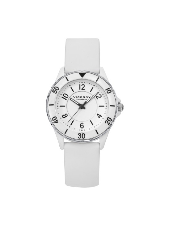 Viceroy 41116-09 Women's White Ecoceramic Steel Watch