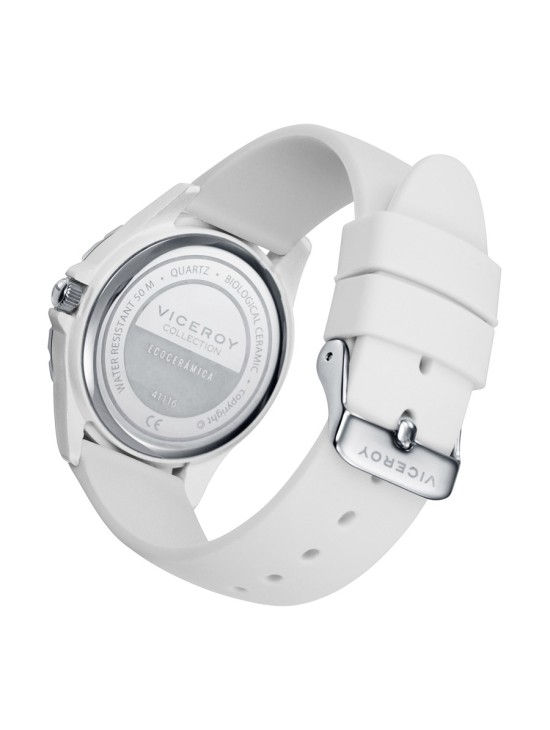 Viceroy 41116-09 Women's White Ecoceramic Steel Watch