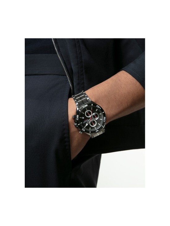 Viceroy 46841-57 Men's Steel Watch with Black Bezel