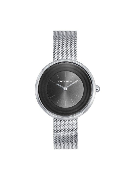 Viceroy 42424-56 Women's Watch Steel Milanese Black Dial