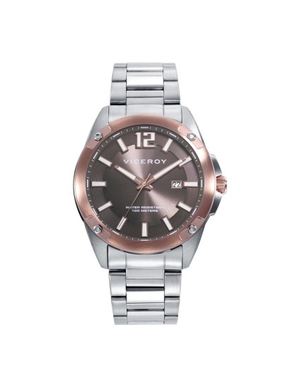 Relógio Viceroy 401395-15 Homem Aço IP Rosa e Aço