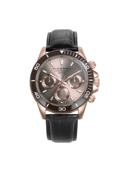 Relógio Viceroy 401401-17 Homem Aço IP Rosa e Cerâmica