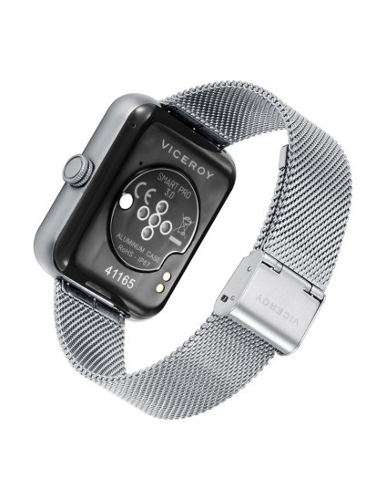 Viceroy 41165-10 Unisex Smartwatch Silver Aluminum Steel