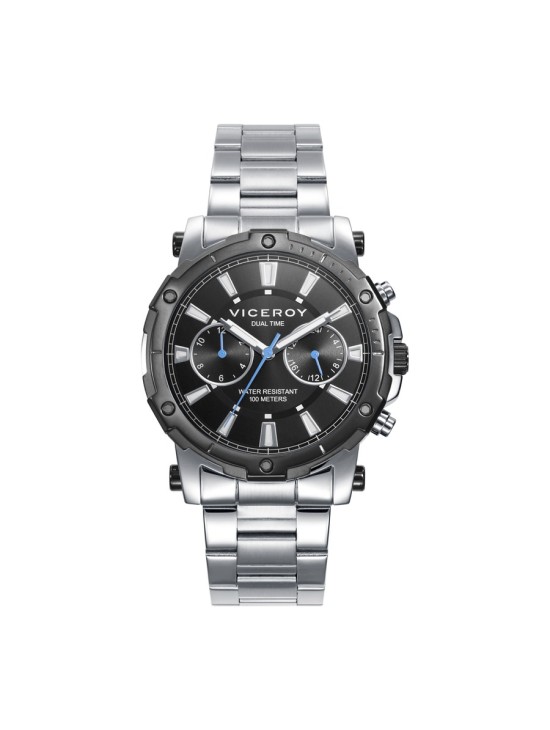 Reloj Viceroy 401317-57 Hombre Acero IP gris y negro, multifunción