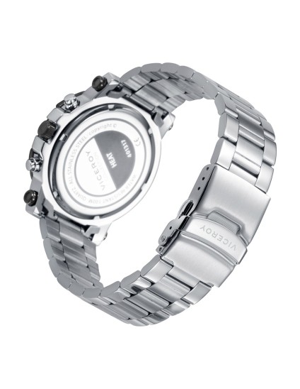 Relógio Viceroy 401317-57 Homem Aço IP Cinza e Preto Multifunções