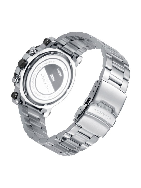 Reloj Viceroy 401317-57 Hombre Acero IP gris y negro, multifunción