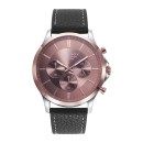 Reloj Viceroy 401293-47 Hombre Acero con correa de piel negra