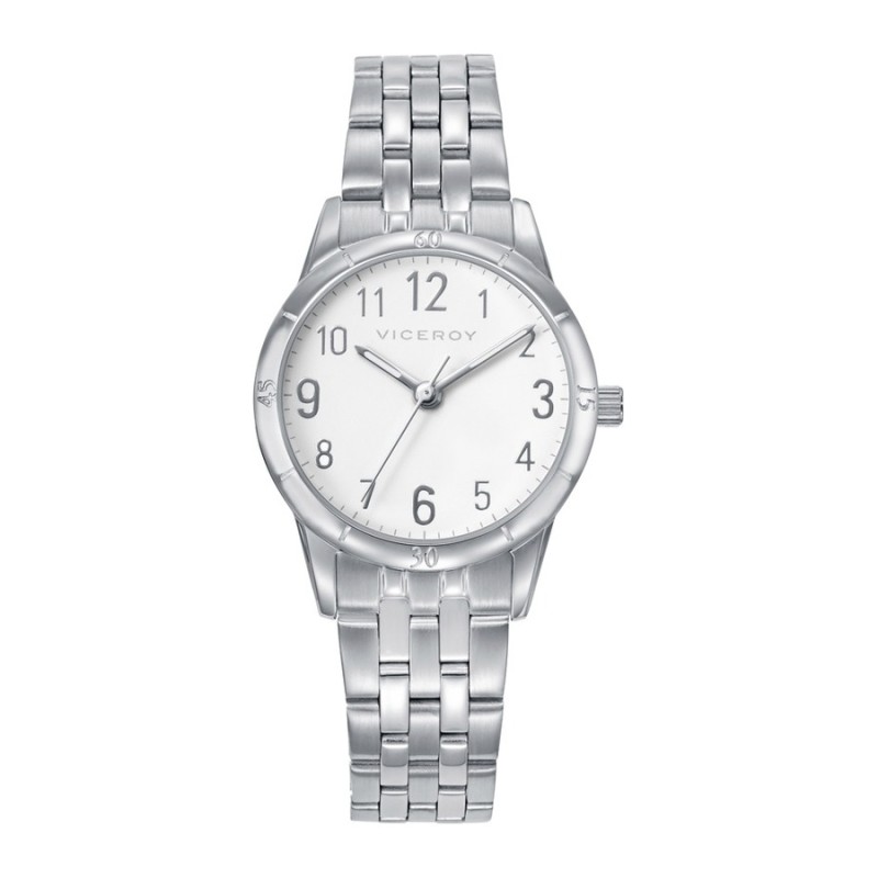 Viceroy 401280-04 Girls' Silver Steel Watch – Elegant & Durable
