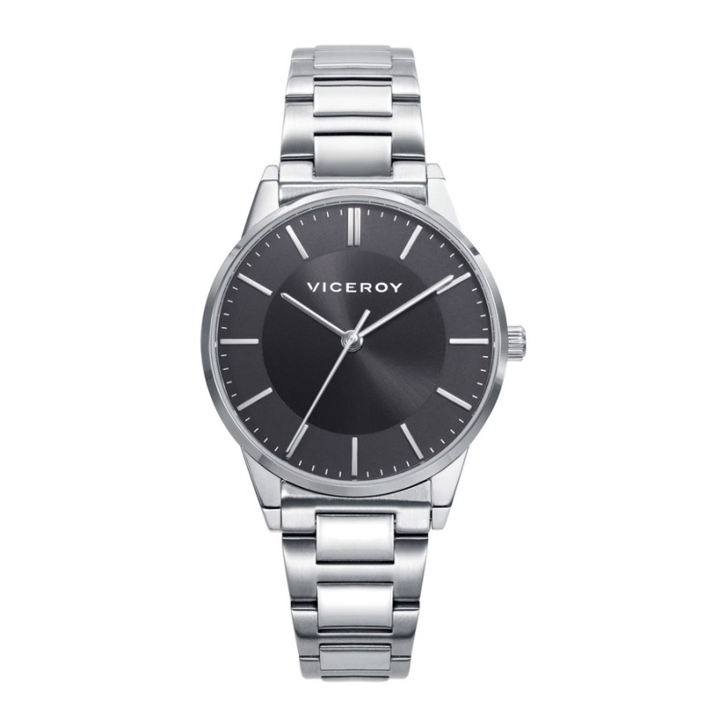 Viceroy 461148-57 Women's Steel Watch with Black Dial