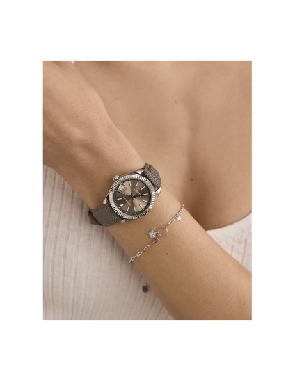 Reloj Viceroy 42436-17 Mujer Acero y nylon gris