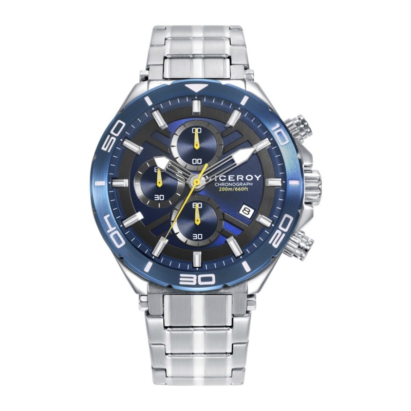 Viceroy 46841-37 Men's Blue IP Steel Chronograph Watch