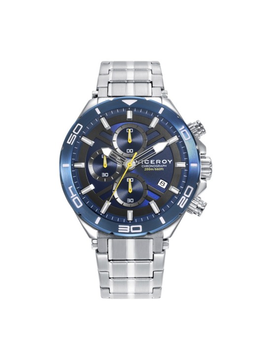 Reloj Viceroy 46841-37 Hombre Acero IP azul cronógrafo