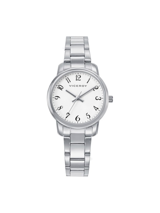 Relógio Viceroy 401276-04 para menina em aço clássico e resistente