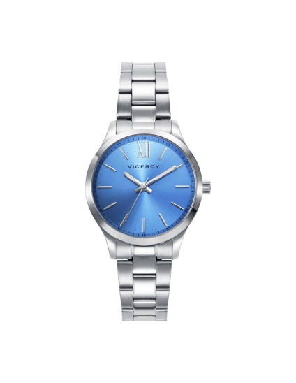 Relógio Viceroy 401180-93 Mulher Aço com Bracelete e Mostrador Azul