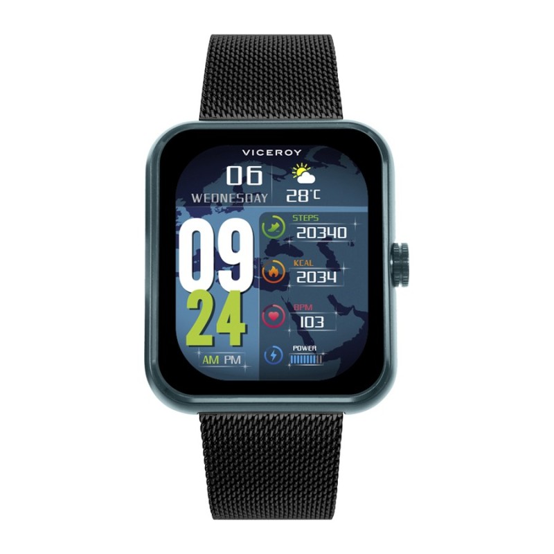Viceroy 41165-60 Smartwatch Green Aluminum & Black Steel