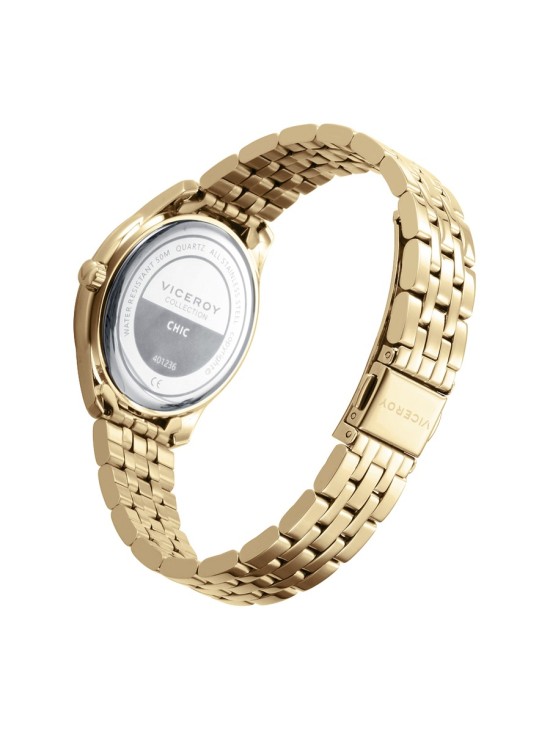 Viceroy 401236-65 Women's Gold IP Steel Watch with Green Dial