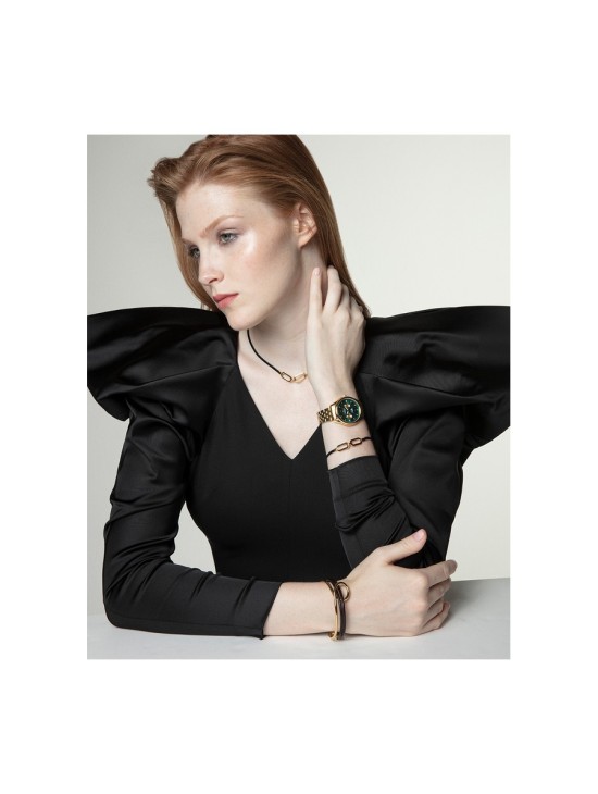 Reloj Viceroy 401236-65 Mujer acero IP dorado esfera verde