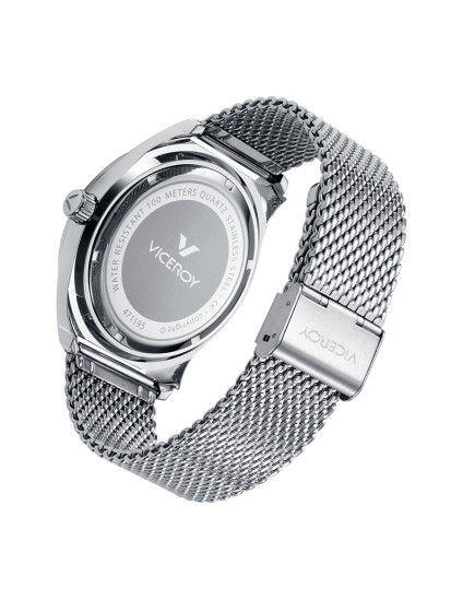 Viceroy 471195-59 Men's Steel Watch with Milanese Bracelet