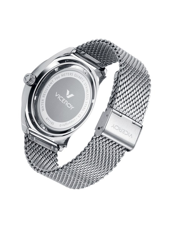 Relógio Viceroy 471195-59 Homem Aço com Bracelete Milanesa