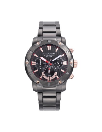 Reloj Viceroy 401275-57 Cronógrafo acero IP gris hombre