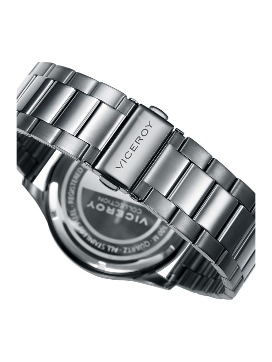 Viceroy 42391-17 Men's Gray IP Steel Multifunction Watch Elegant