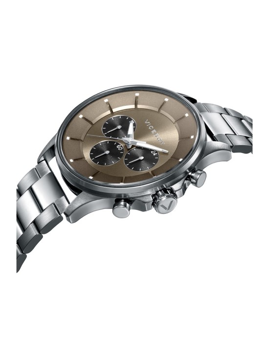 Relógio Viceroy 42391-17 Homem Aço IP Cinza Multifunções Elegante