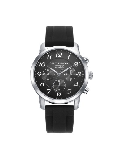 Reloj Viceroy 41147-55 Hombre Acero con correa negra