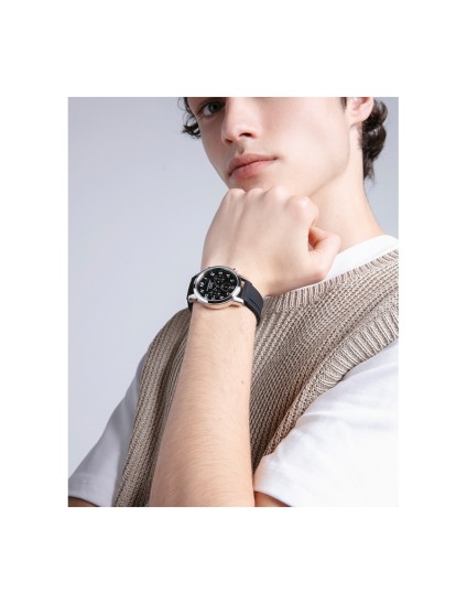 Viceroy 41147-55 Men's Steel Watch with Black Strap