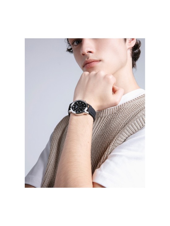 Viceroy 41147-55 Men's Steel Watch with Black Strap