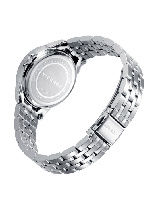 Reloj Viceroy 401198-57 Mujer Acero Multifunción Esfera Negra