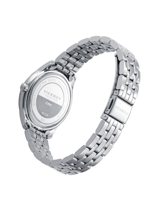 Viceroy 401236-55 Women's Silver Stainless Steel Multifunction Watc