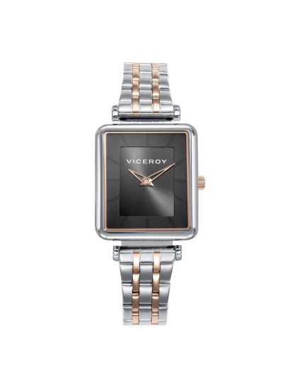Reloj Viceroy 401240-57 Mujer Acero con baño IP rosa y esfera negra