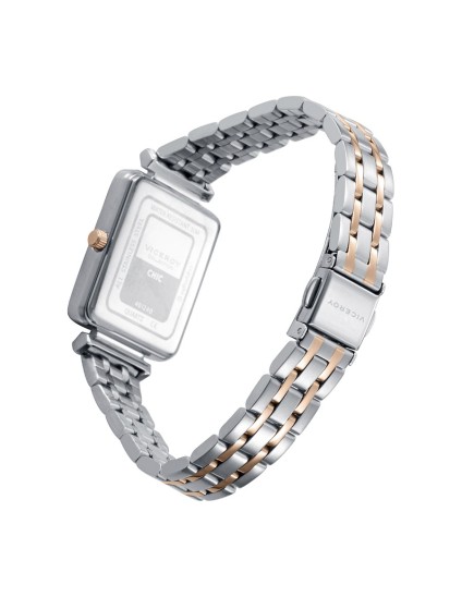 Reloj Viceroy 401240-57 Mujer Acero con baño IP rosa y esfera negra