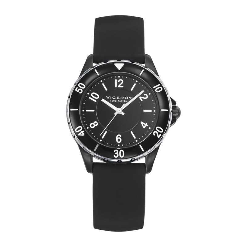 Reloj Viceroy 41116-59 Mujer Acero con bisel ecocerámica negra