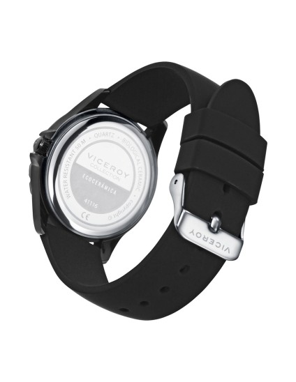 Relógio Viceroy 41116-59 Mulher Aço com Bisel Ecocerâmica Preto