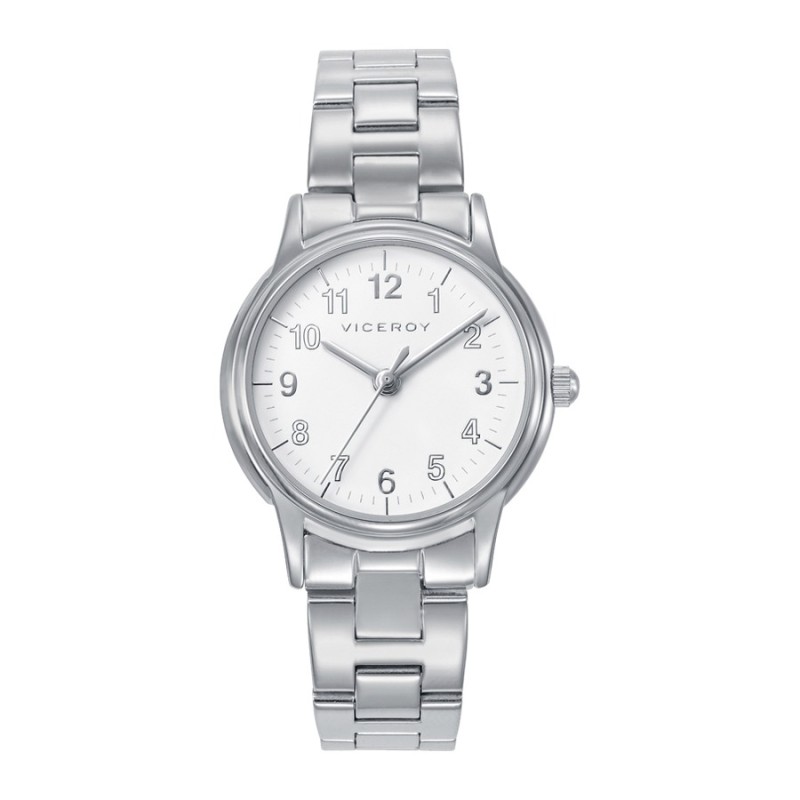 Relógio Viceroy 401286-04 Menina Aço Prateado Elegante
