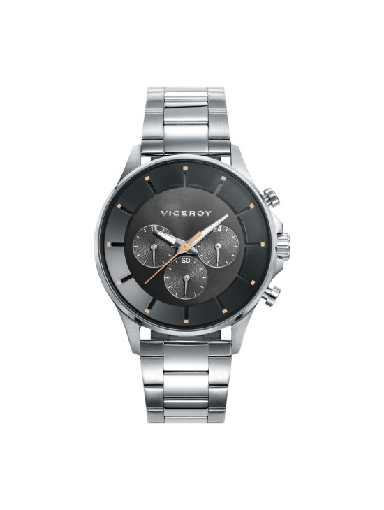 Viceroy 42391-57 Men's Multifunction Silver Steel Watch