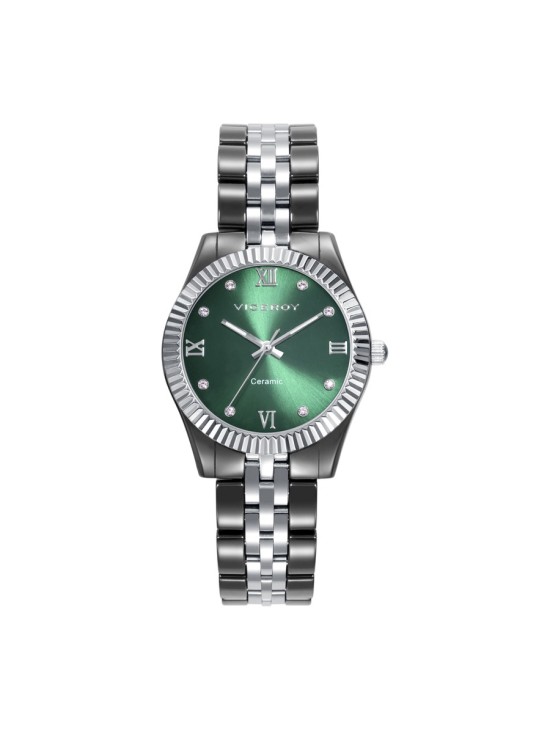 Relógio Viceroy Mulher 41124-63 Aço e Cerâmica Preta