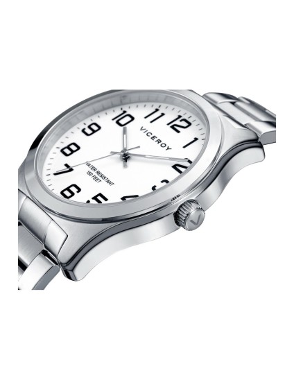 Reloj Viceroy 40513-04 Hombre Acero Brazalete 41 mm Clásico