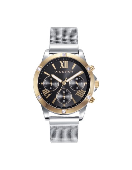 Reloj Viceroy 401168-53 Mujer Acero con bisel IP dorado