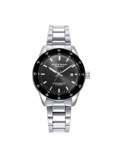 Relógio Viceroy 401246-57 Senhora em Aço e Cerâmica Elegante