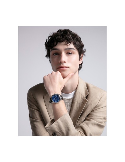 Reloj Viceroy 41147-35 Hombre Acero con correa piel negra elegante