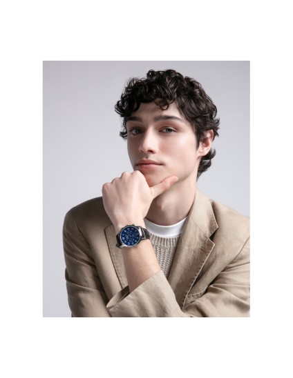 Reloj Viceroy 41147-35 Hombre Acero con correa piel negra elegante