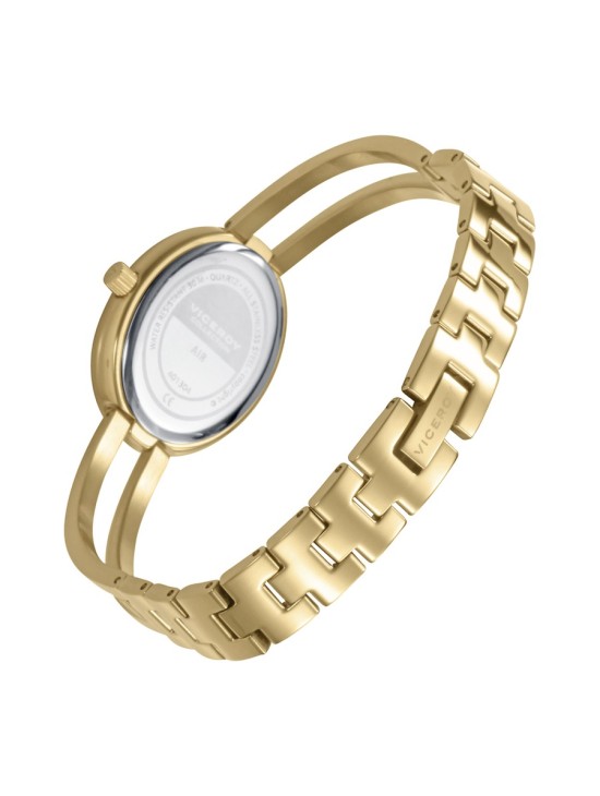 Relógio Viceroy 401304-47 Mulher Aço IP Dourado Esfera Castanha